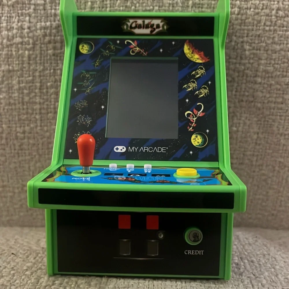 Arcade Galaga Mini Arcade Machine - Green - Picture 2 of 6